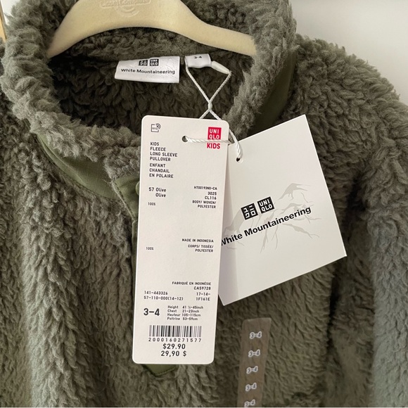 Uniqlo x White Mountaineering fleece pullover - Picture 6 of 6